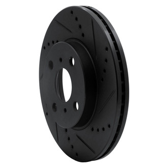 R1 Concepts® - eLINE™ Drilled and Slotted 1-Piece Front Passenger Side Brake Rotor
