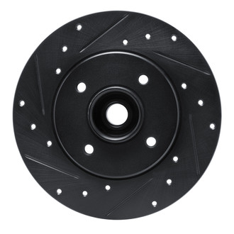 R1 Concepts® - eLINE™ Drilled and Slotted 1-Piece Rear Driver Side Brake Rotor