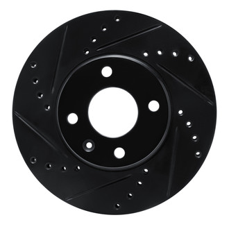 R1 Concepts® - eLINE™ Drilled and Slotted 1-Piece Front Driver Side Brake Rotor