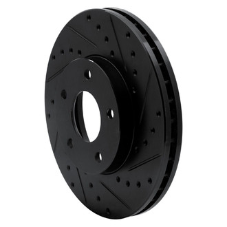 R1 Concepts® - eLINE™ Drilled and Slotted 1-Piece Front Passenger Side Brake Rotor