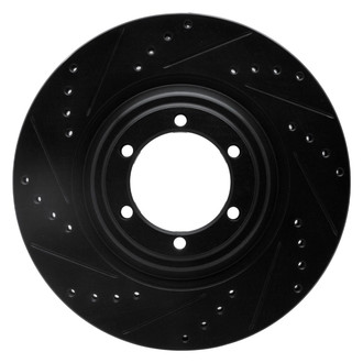 R1 Concepts® - eLINE™ Drilled and Slotted 1-Piece Front Brake Rotor