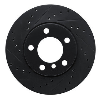R1 Concepts® - eLINE™ Drilled and Slotted 1-Piece Front Driver Side Brake Rotor