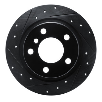 R1 Concepts® - eLINE™ Drilled and Slotted 1-Piece Rear Driver Side Brake Rotor