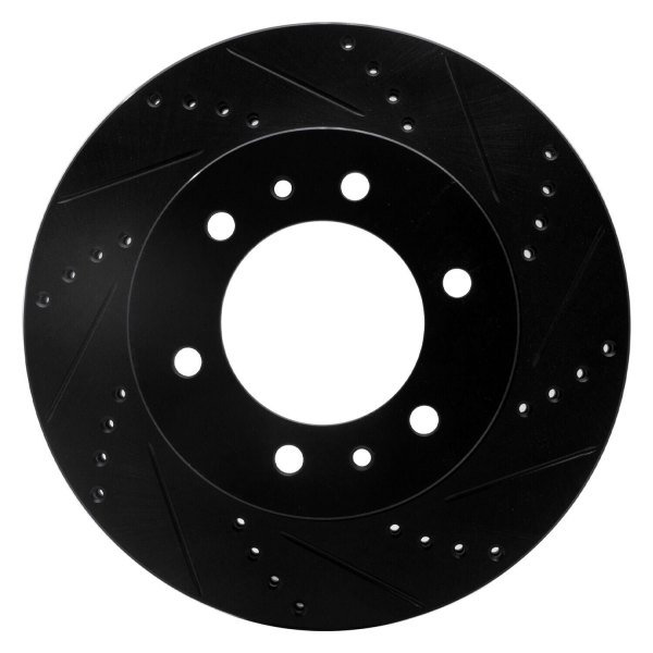 R1 Concepts® - eLINE™ Drilled and Slotted 1-Piece Front Brake Rotor