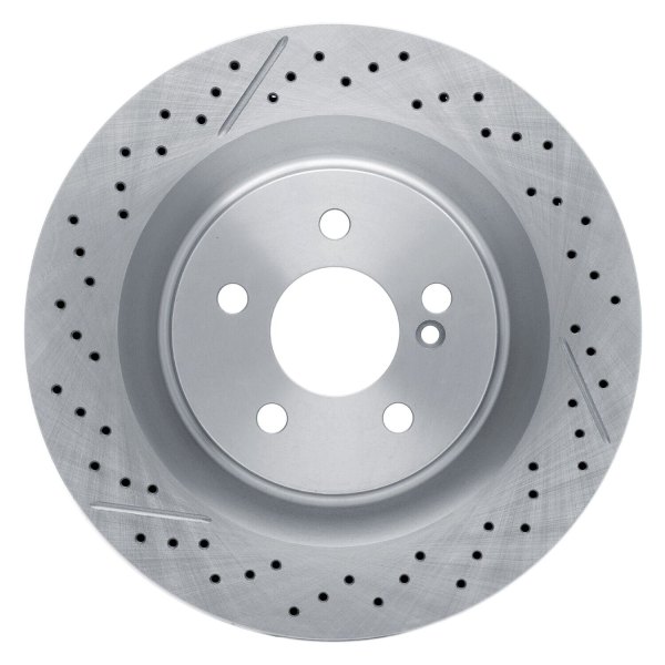R1 Concepts® - Drilled and Slotted 1-Piece Rear Brake Rotor