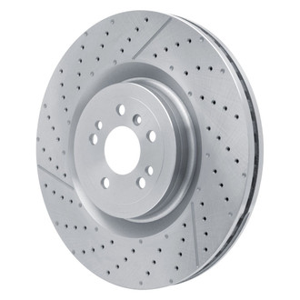 R1 Concepts® - Drilled and Slotted 1-Piece Front Brake Rotor