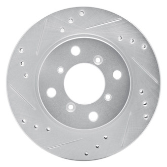 R1 Concepts® - eLINE™ Drilled and Slotted 1-Piece Front Brake Rotor