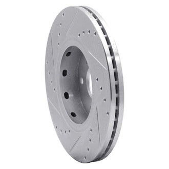 R1 Concepts® - eLINE™ Drilled and Slotted 1-Piece Front Passenger Side Brake Rotor