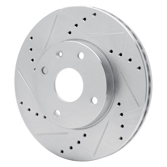 R1 Concepts® - eLINE™ Drilled and Slotted 1-Piece Front Driver Side Brake Rotor