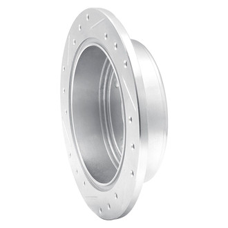 R1 Concepts® - eLINE™ Drilled and Slotted 1-Piece Rear Passenger Side Brake Rotor