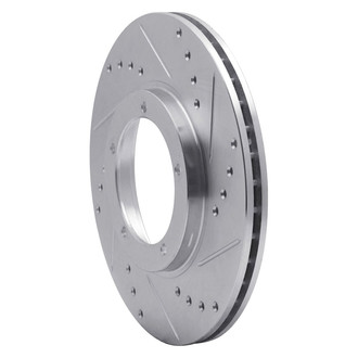 R1 Concepts® - eLINE™ Drilled and Slotted 1-Piece Front Passenger Side Brake Rotor