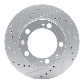 R1 Concepts® - eLINE™ Drilled and Slotted 1-Piece Front Driver Side Brake Rotor