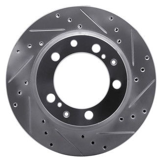 R1 Concepts® - eLINE™ Drilled and Slotted 1-Piece Rear Passenger Side Brake Rotor