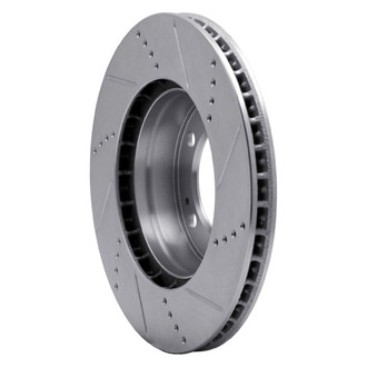 R1 Concepts® - eLINE™ Drilled and Slotted 1-Piece Front Driver Side Brake Rotor