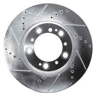 R1 Concepts® - eLINE™ Drilled and Slotted 1-Piece Rear Passenger Side Brake Rotor