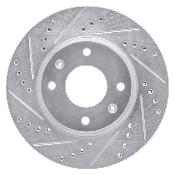 R1 Concepts® - eLINE™ Drilled and Slotted 1-Piece Front Brake Rotor