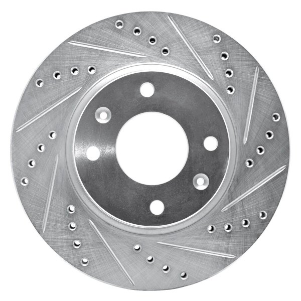 R1 Concepts® - eLINE™ Drilled and Slotted 1-Piece Front Brake Rotor