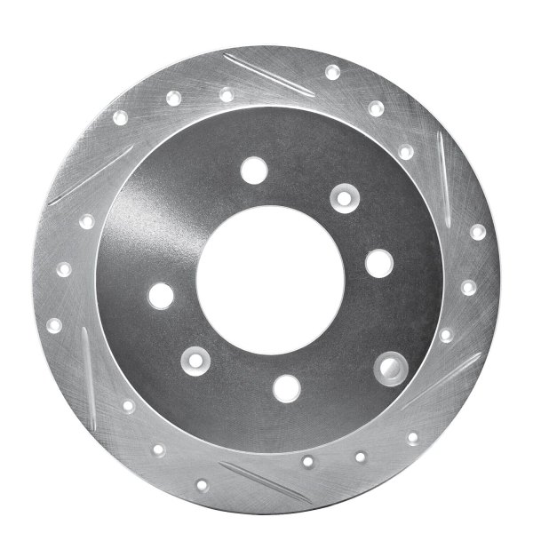 R1 Concepts® - eLINE™ Drilled and Slotted 1-Piece Rear Brake Rotor