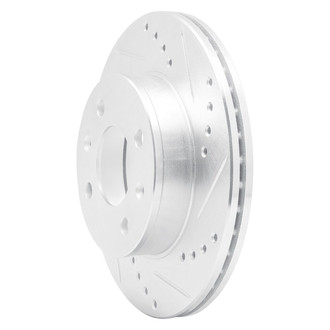 R1 Concepts® - eLINE™ Drilled and Slotted 1-Piece Front Passenger Side Brake Rotor