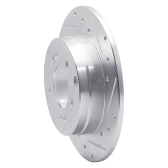 R1 Concepts® - eLINE™ Drilled and Slotted 1-Piece Rear Passenger Side Brake Rotor