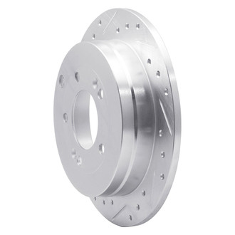 R1 Concepts® - eLINE™ Drilled and Slotted 1-Piece Rear Driver Side Brake Rotor