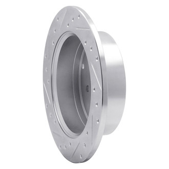 R1 Concepts® - eLINE™ Drilled and Slotted 1-Piece Rear Passenger Side Brake Rotor