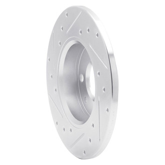R1 Concepts® - eLINE™ Drilled and Slotted 1-Piece Rear Passenger Side Brake Rotor