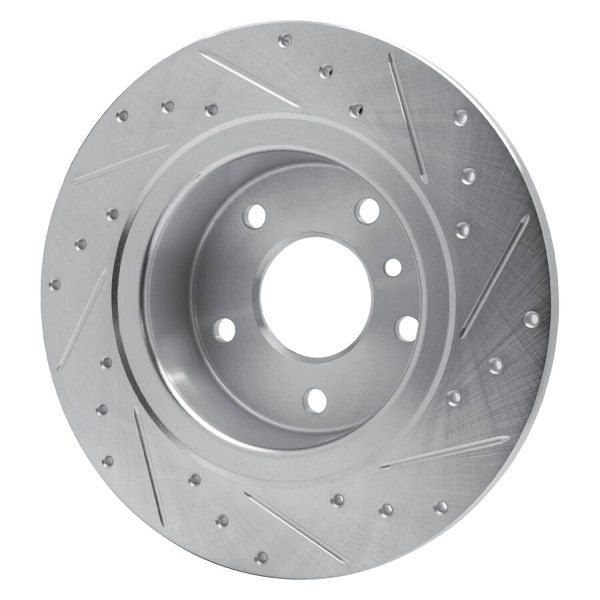 R1 Concepts® - eLINE™ Drilled and Slotted 1-Piece Rear Brake Rotor