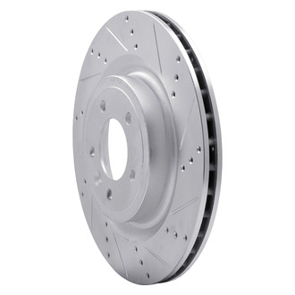 R1 Concepts® - eLINE™ Drilled and Slotted 1-Piece Rear Passenger Side Brake Rotor