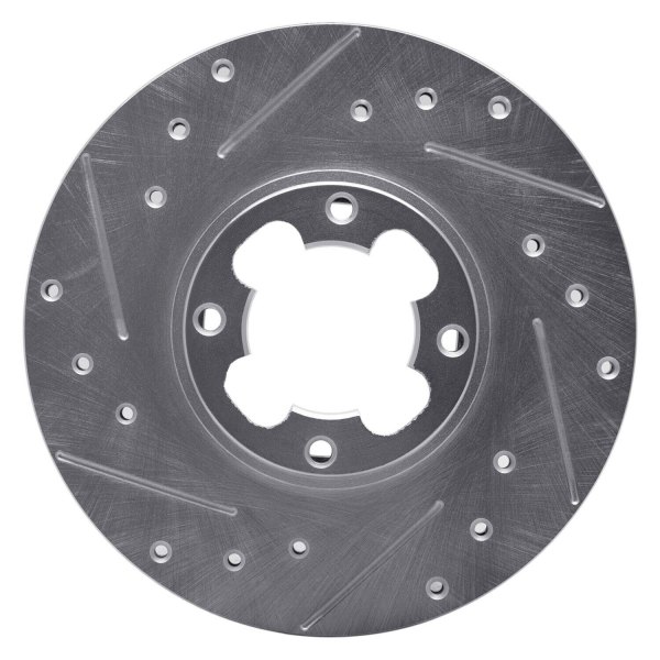 R1 Concepts® - eLINE™ Drilled and Slotted 1-Piece Front Brake Rotor