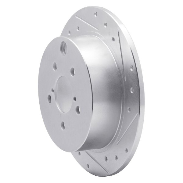 R1 Concepts® - eLINE™ Drilled and Slotted 1-Piece Rear Brake Rotor