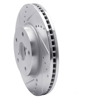 R1 Concepts® - eLINE™ Drilled and Slotted 1-Piece Front Driver Side Brake Rotor