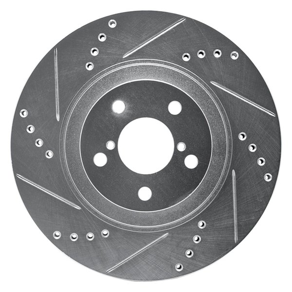 R1 Concepts® - eLINE™ Drilled and Slotted 1-Piece Front Brake Rotor