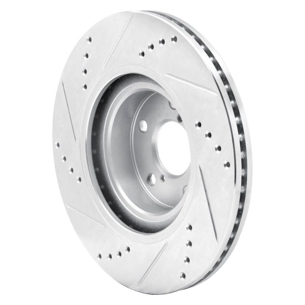 R1 Concepts® - eLINE™ Drilled and Slotted 1-Piece Front Brake Rotor