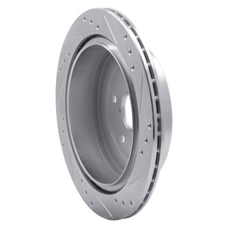 R1 Concepts® - eLINE™ Drilled and Slotted 1-Piece Rear Driver Side Brake Rotor
