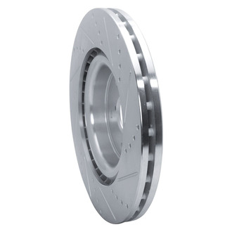 R1 Concepts® - eLINE™ Drilled and Slotted 1-Piece Front Driver Side Brake Rotor