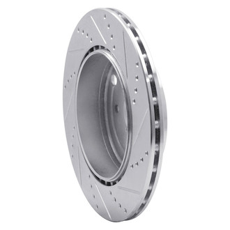 R1 Concepts® - eLINE™ Drilled and Slotted 1-Piece Rear Driver Side Brake Rotor