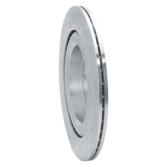 R1 Concepts® - eLINE™ Drilled and Slotted 1-Piece Rear Passenger Side Brake Rotor