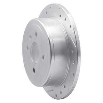 R1 Concepts® - eLINE™ Drilled and Slotted 1-Piece Rear Driver Side Brake Rotor