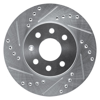 R1 Concepts® - eLINE™ Drilled and Slotted 1-Piece Front Driver Side Brake Rotor