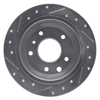 R1 Concepts® - eLINE™ Drilled and Slotted 1-Piece Rear Passenger Side Brake Rotor