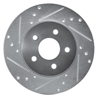 R1 Concepts® - eLINE™ Drilled and Slotted 1-Piece Rear Driver Side Brake Rotor