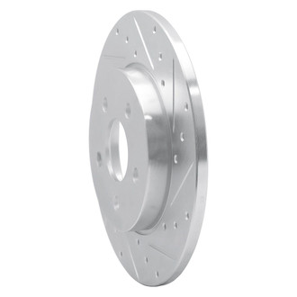 R1 Concepts® - eLINE™ Drilled and Slotted 1-Piece Rear Passenger Side Brake Rotor