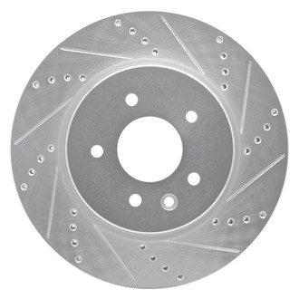 R1 Concepts® - eLINE™ Drilled and Slotted 1-Piece Rear Passenger Side Brake Rotor