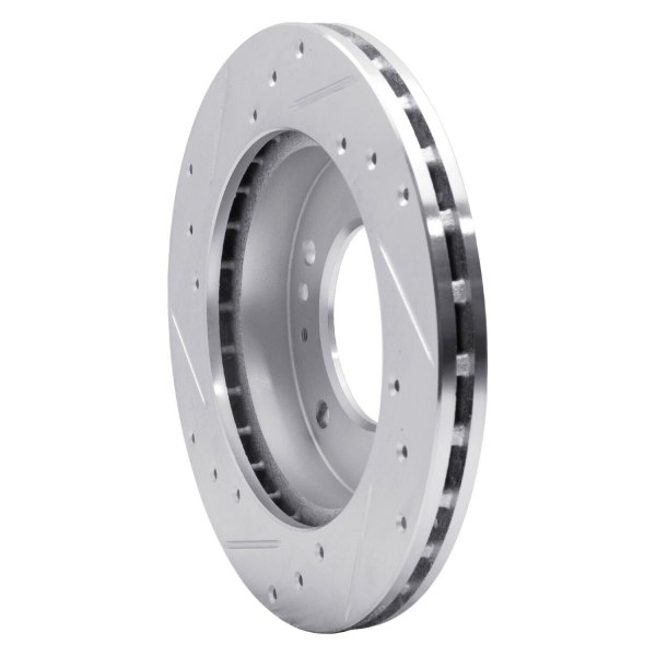 R1 Concepts® - eLINE™ Drilled and Slotted 1-Piece Rear Brake Rotor