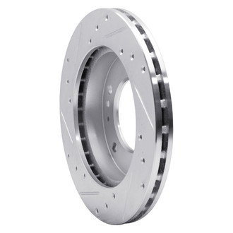 R1 Concepts® - eLINE™ Drilled and Slotted 1-Piece Rear Passenger Side Brake Rotor