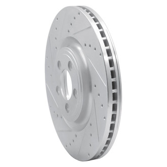 R1 Concepts® - eLINE™ Drilled and Slotted 1-Piece Front Driver Side Brake Rotor