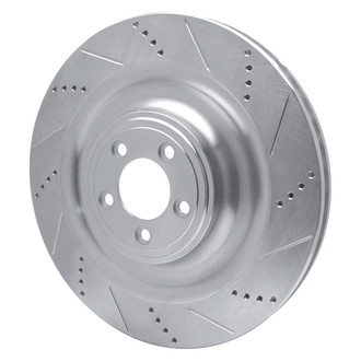 R1 Concepts® - eLINE™ Drilled and Slotted 1-Piece Front Driver Side Brake Rotor
