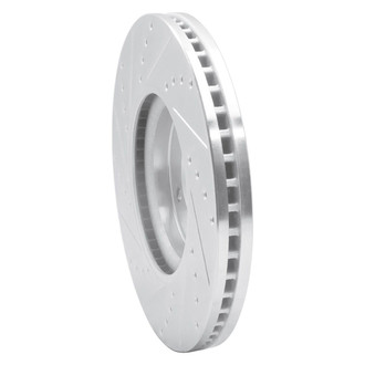 R1 Concepts® - eLINE™ Drilled and Slotted 1-Piece Front Passenger Side Brake Rotor