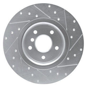 R1 Concepts® - eLINE™ Drilled and Slotted 1-Piece Rear Driver Side Brake Rotor